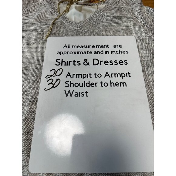 Soft Surroundings V-Neck Long Sleeve Knit Sweater With Lace-Up Back Detail Sz XL - Picture 12 of 13